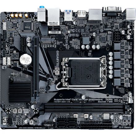 Материнская плата GIGABYTE H610M S2H V2, H610 s1700, 4xDDR5, mATX