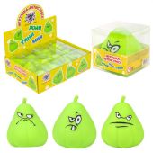 Игрушка-антистресс "ГРУША-ЗЛЮКА", 9х7 см, ассорти, 3 вида, дисплей, JOLLY JOT (ДЖОЛЛИ ДЖОТ), 665790