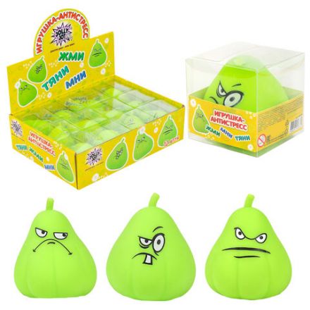 Игрушка-антистресс "ГРУША-ЗЛЮКА", 9х7 см, ассорти, 3 вида, дисплей, JOLLY JOT (ДЖОЛЛИ ДЖОТ), 665790 Игрушка-антистресс "ГРУША-ЗЛЮКА", 9х7 см, ассорти, 3 вида, дисплей, JOLLY JOT (ДЖОЛЛИ ДЖОТ), 665790
