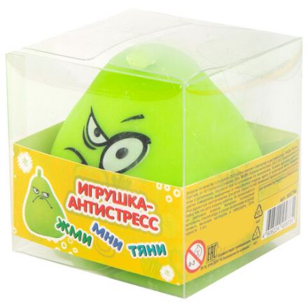 Игрушка-антистресс "ГРУША-ЗЛЮКА", 9х7 см, ассорти, 3 вида, дисплей, JOLLY JOT (ДЖОЛЛИ ДЖОТ), 665790 Игрушка-антистресс "ГРУША-ЗЛЮКА", 9х7 см, ассорти, 3 вида, дисплей, JOLLY JOT (ДЖОЛЛИ ДЖОТ), 665790