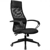 Кресло 0MX_VB_Бюрократ CH-607 черн TW-01 сетка/ткань с подгол,крест.пластик Кресло 0MX_VB_Бюрократ CH-607 черн TW-01 сетка/ткань с подгол,крест.пластик