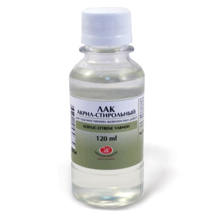 Лак акрил-стирольный, 120 мл, в банке, Невская Палитра, 2533935