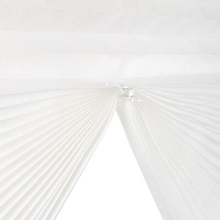 Жалюзи-плиссе, штора тканевая самоклеящаяся BRABIX, 90х180 см, СТАНДАРТ+, 80 г/м2, цвет белый, 1 шт., 700008