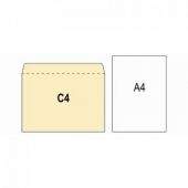 Конверт белый С4 декстрин 229х324 90г КОМУС 50шт/уп 5уп/кор