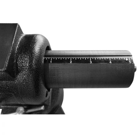 Тиски чугун.поворотные,трубный зажим,наковальня БАЛЬДР125мм,BERGER BG1340