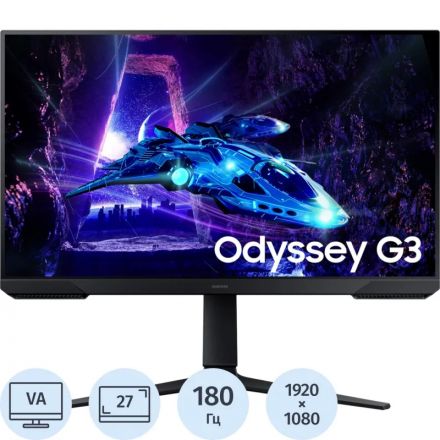 Монитор Samsung G30D S27DG300EI (LS27DG300EIXCI) VA/1920x1080/DP; HDMI