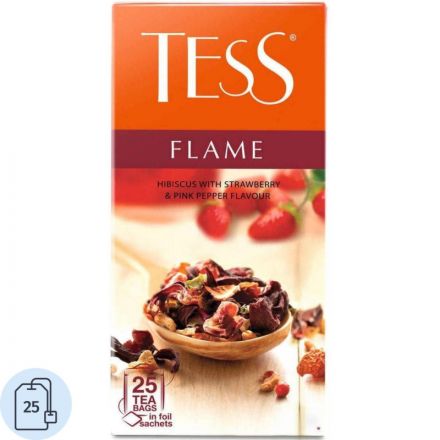Чай Tess Flame фруктовый 25 пакетиков