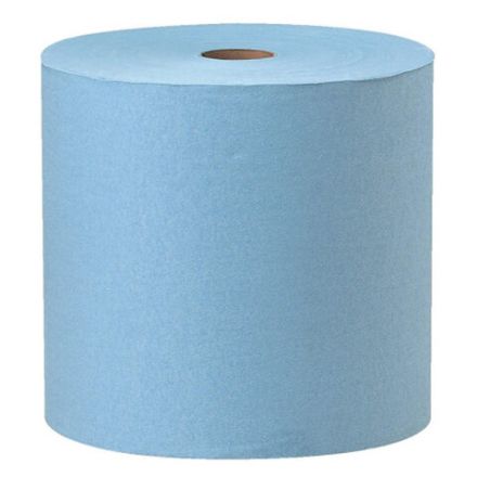 Протирочный нетканый материал KIMBERLY-CLARK Wypall X60, 1100 листов в рулоне, 31,5х34 см, голубой, 34965