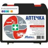 Аптечка первой пом автомоб. по приказу №260н'Мирал-Н'Пл.футляр малый АФПМ-Н