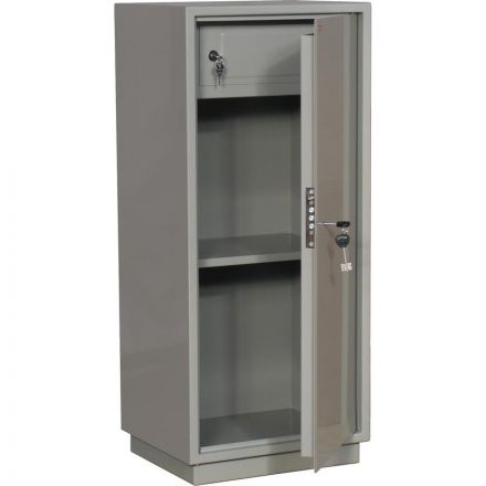Шкаф бухгалтерский металлический КБС 041т (трейзер, ключевой замок, 450x360x960 мм) Шкаф бухгалтерский металлический КБС 041т (трейзер, ключевой замок, 450x360x960 мм)