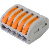 Клемма WAGO 222-415 (5х2,5мм2 с рычажком) уп.(40шт) бтп