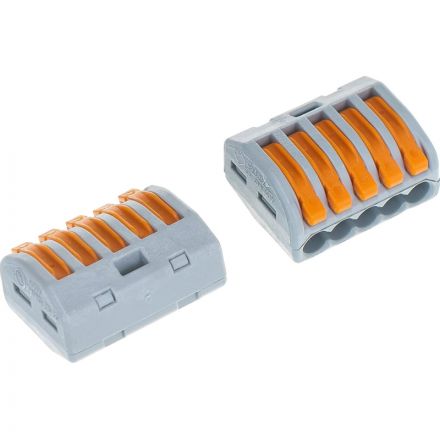 Клемма WAGO 222-415 (5х2,5мм2 с рычажком) уп.(40шт) бтп