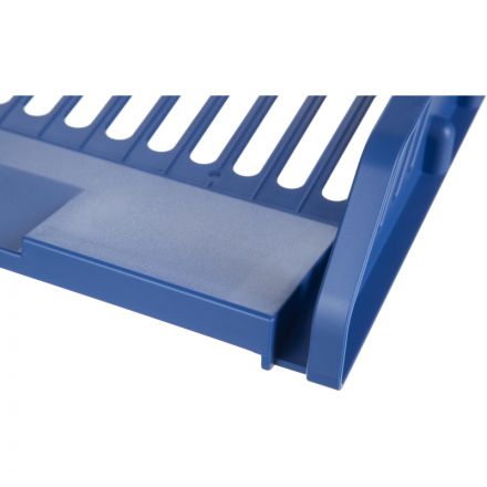 Лоток горизонтальный для бумаг Deli E9208  2 штуки, металл.стерж синий