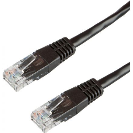 Патч-корд BigTech OPCC012 UTP CCA кат.5e/10м/литой/многожильный (черный)