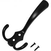 Вешалка настенная УЗК_Крючок трехрожковый СТАНДАРТ 306 А BL (15843)мат.чер