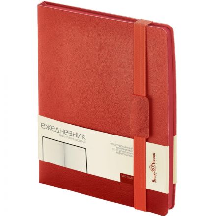 Ежедневник недатированный в5 173 х 242 мм Leggenda красн 272 стр. 3-514/07