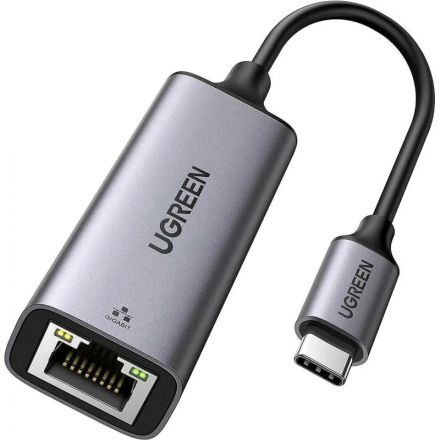 Сетевой адаптер UGREEN CM648 (25052) USB-C 3.1 to RJ45 2.5G серый