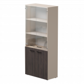 Шкаф комбинированный Everprof EVO 800х383x1835 Кашемир/Дуб Пасадена