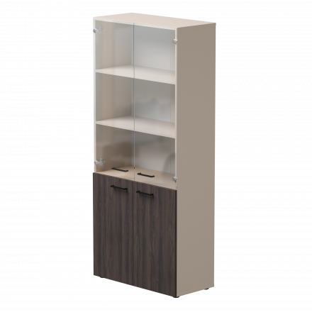 Шкаф комбинированный Everprof EVO 800х383x1835 Кашемир/Дуб Пасадена