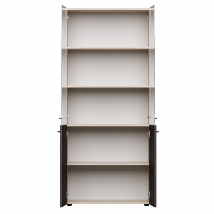 Шкаф комбинированный Everprof EVO 800х383x1835 Кашемир/Дуб Пасадена