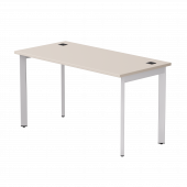Стол прямой Everprof EVO на металлокаркасе 1380х670х755 мм опоры 45гр Кашемир/Белый