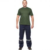 Футболка (160 г.) с кор.рукавом т.-злн.(M)