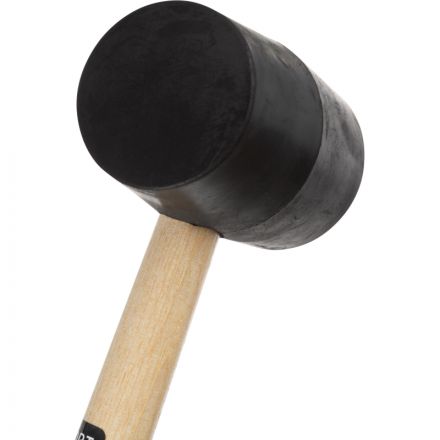 Киянка резиновая 450 г TOPFORT c деревянной рукояткой