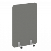 R-line Перегородка на металлических опорах, на роликах DP.R-100-150 Металлик/Серый металл 1000*18*1500