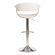 Барный стул VIMTA (mod.4021S) металл/дерево/экокожа, 60х51х91,5-112,5 см, высота сиденья 61,5-82,5 см, белый/натуральный/хром