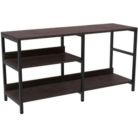 Тумба TI_под ТВ Комус Онега-14 с универ.полкой (слева/справа),яс.анкор.темн