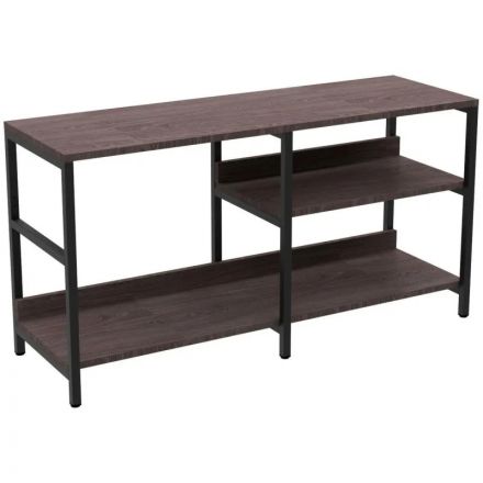 Тумба TI_под ТВ Комус Онега-14 с универ.полкой (слева/справа),яс.анкор.темн