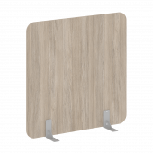 R-line Перегородки на металлических опорах на фетровых подпятниках DP.F-120-120 Дуб аттик/Серый металл 1200*18*1200