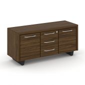 Corner Греденция большая COR.GRB Орех лоренцо/Графит/Графит металл 1296*450*600