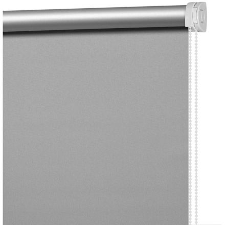 Рулонная штора ARX_Блэкаут Плайн Серый 090x160 Мини