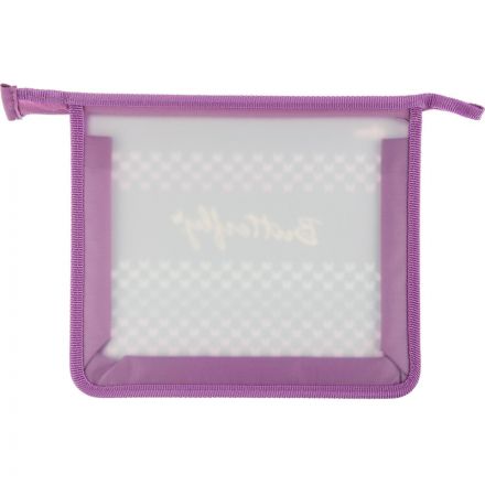 Папка для тетрадей №1School Butterfly, А5,  пластик, ПТ-713