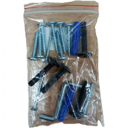 Полка TI_настен/настоль Комус Онега-7 290х580 мет чер/ЛДСП ясень анкор тем