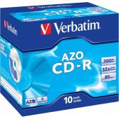 Носители информации CD-R Verbatim 700Mb 52x Jewel case (10шт/уп) (43327)