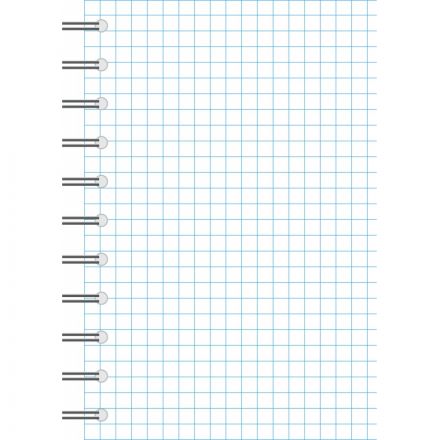 Блокнот Альт Престиж А6 80 листов в клетку на спирали (96х134 мм)