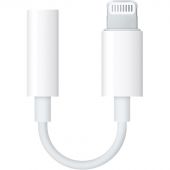 Адаптер Apple Lightning - 3.5 mm Headphone Jack Adapter, бел, MMX62ZM/A