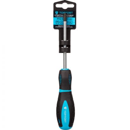 Отвертка крестовая PH2 6x100 TOPFORT (546029)