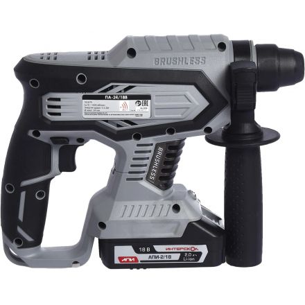 Перфоратор аккумуляторный ИНТЕРСКОЛ ПА-24/18В 2 аккум.2Ач,ЗУ 579.2.2.70