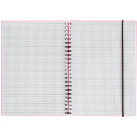 Бизнес-тетрадь Тетрадь Attache Неон А5 96л, кл.спираль, обл. тонкий пластик, цв.розовый Бизнес-тетрадь Тетрадь Attache Неон А5 96л, кл.спираль, обл. тонкий пластик, цв.розовый