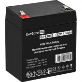 Батарея для ИБП ExeGate GP12045 (12V 4.5Ah, клеммы F1)(EX282960RUS) Батарея для ИБП ExeGate GP12045 (12V 4.5Ah, клеммы F1)(EX282960RUS)