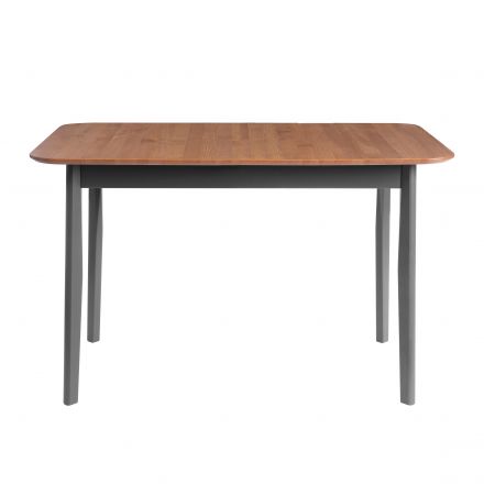 Стол Соната Люкс/ Sonata Lux table, 120х75х75 см массив сосны, антик /графит, 120х75х75 см