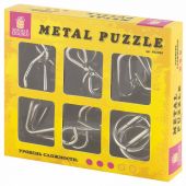 Головоломки металлические ЗОЛОТАЯ СКАЗКА (уровень сложности "ЛЮБИТЕЛЬ"), набор 6 штук, 662088 Головоломки металлические ЗОЛОТАЯ СКАЗКА (уровень сложности "ЛЮБИТЕЛЬ"), набор 6 штук, 662088