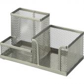 Подставка-органайзер для канц принадлежностей Attache серебр 185x93x102мм Подставка-органайзер для канц принадлежностей Attache серебр 185x93x102мм