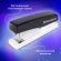 Степлер №24/6, 26/6 BRAUBERG "STYLE MAX", до 30 листов, черный, 272749