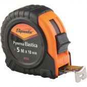 Рулетка Sparta Elastica 5м x 18мм с фиксатором