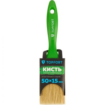 Кисть плоская универсальная TOPFORT Uni 50х15