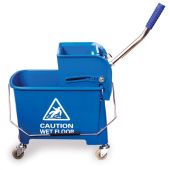 Тележка уборочная BRABIX, ведро 20 л, механический отжим, универсальная для ОФИСА/ДОМА, синяя, 601497 Тележка уборочная BRABIX, ведро 20 л, механический отжим, универсальная для ОФИСА/ДОМА, синяя, 601497